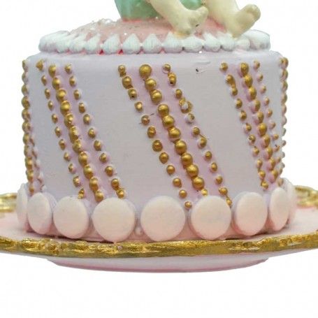 Tortina con Fatina Natalizia da Appendere H.11 cm 2 Modelli