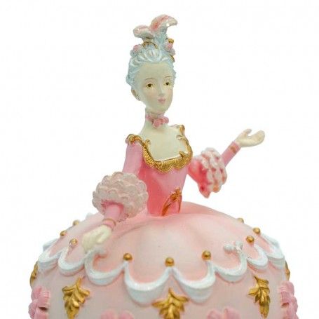 Dama da Ballo Cup Cake Natalizia H.15 cm 2 Colori