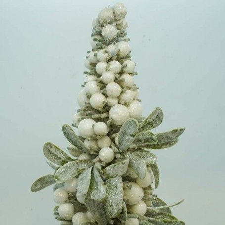 Alberello Natalizio con Bacche 52x20 cm
