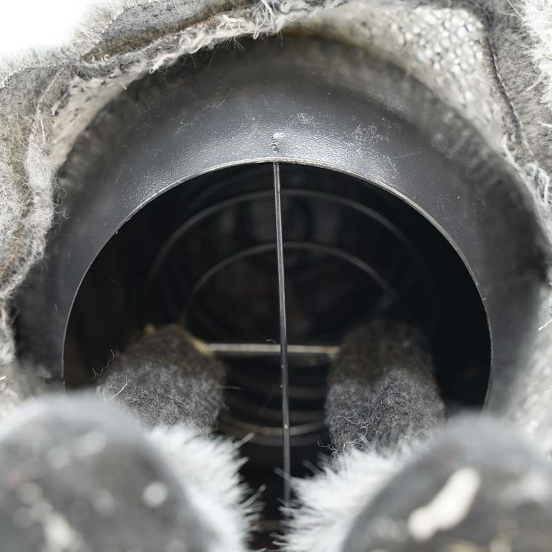 Gnomo di Natale con Vestito Grigio Scuro H.90 cm