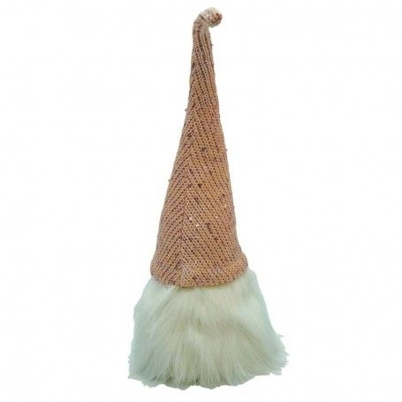 Testa di Gnomo Natalizie Beige/Rosa H.40 cm