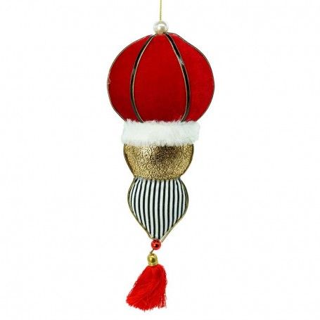 Pendente Natalizio Rosso di Velluto H.32 cm