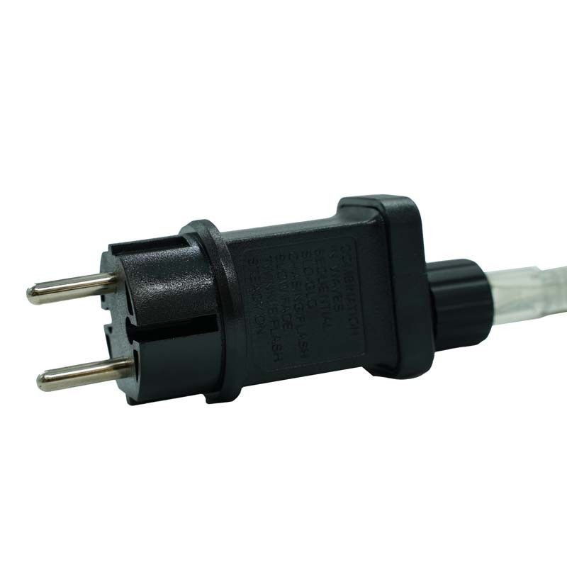 Catena Memory Control con 700 Luci Led Bianco Caldo con Cavo Trasparente 35 metri, Uso Esterno