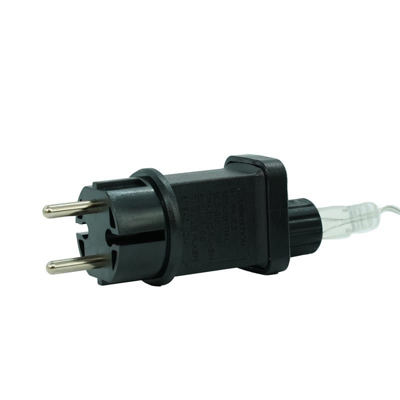 Catena Memory Control con 1000 Luci Led Bianco Caldo con Cavo Trasparente 50 metri, Uso Esterno