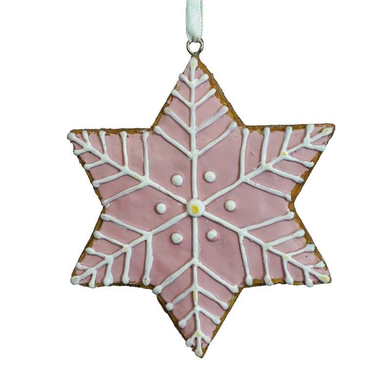 Fiocchi di Neve in Resina da Appendere 4 Colori