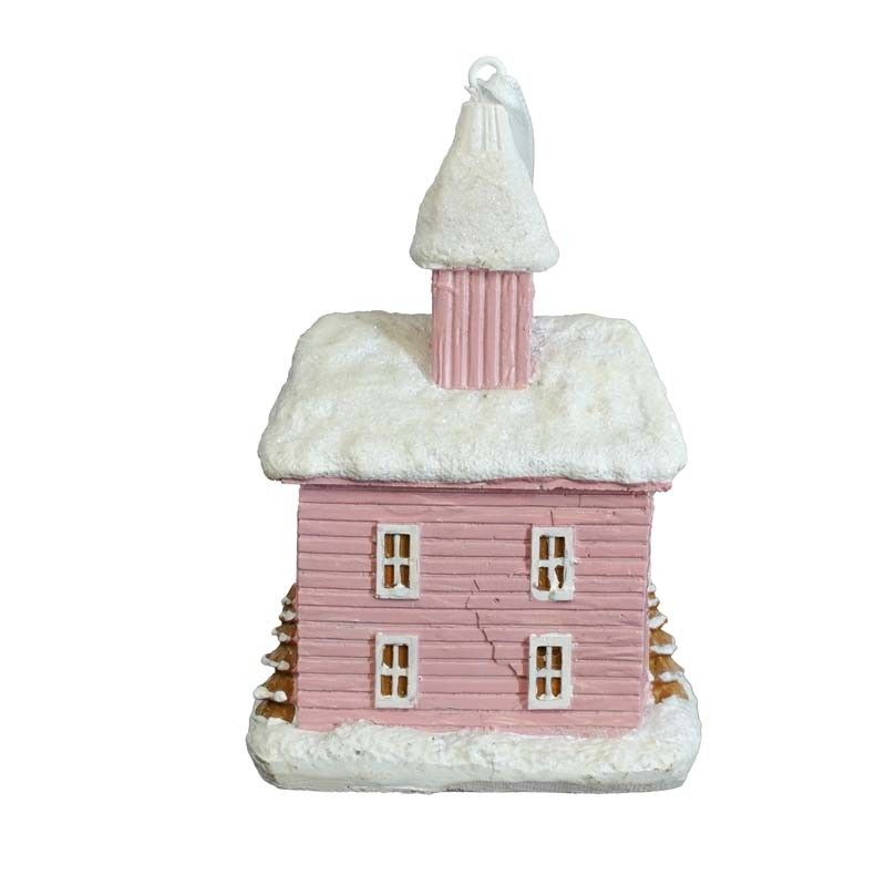 Casetta Natalizia in Resina H.10 cm 2 Colori
