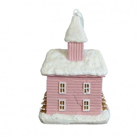 Casetta Natalizia in Resina H.10 cm 2 Colori