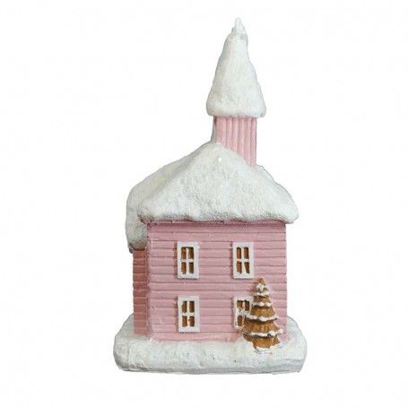 Casetta Natalizia in Resina H.10 cm 2 Colori