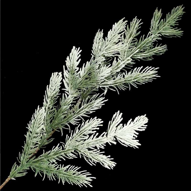 Rametto Natalizio di Pino Innevato H.77 cm
