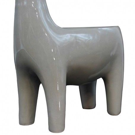 Renna con Contenitore 2 Colori H.24 cm