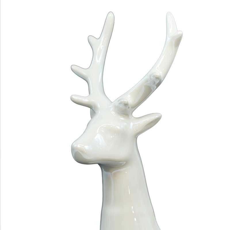 Renna con Contenitore 2 Colori H.24 cm