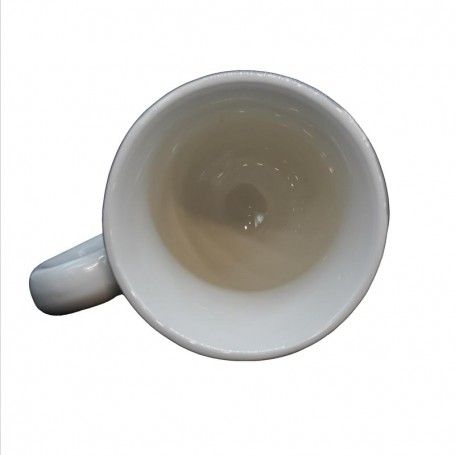 Tazza Natalizia Up&Down con Babbo Natale Grigio e Verde