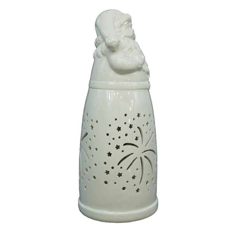 Babbo Natale in Porcellana con Led H.31 cm