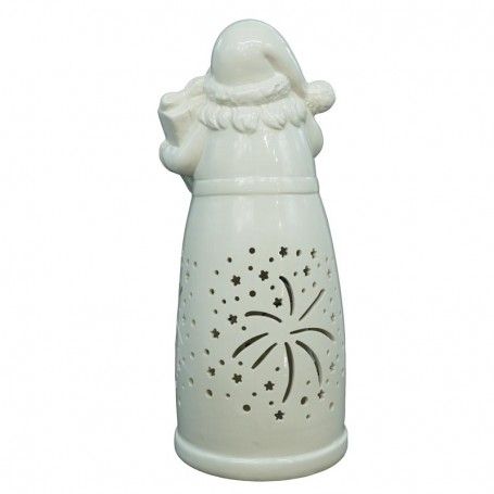 Babbo Natale in Porcellana con Led H.31 cm