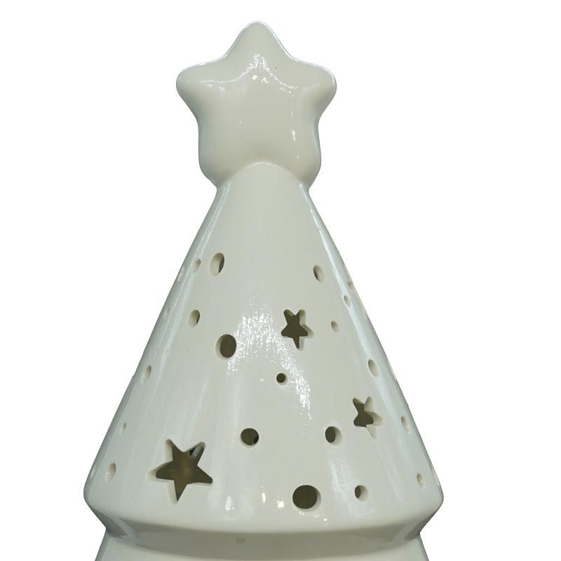 Alberello in Porcellana con Led H.37 cm