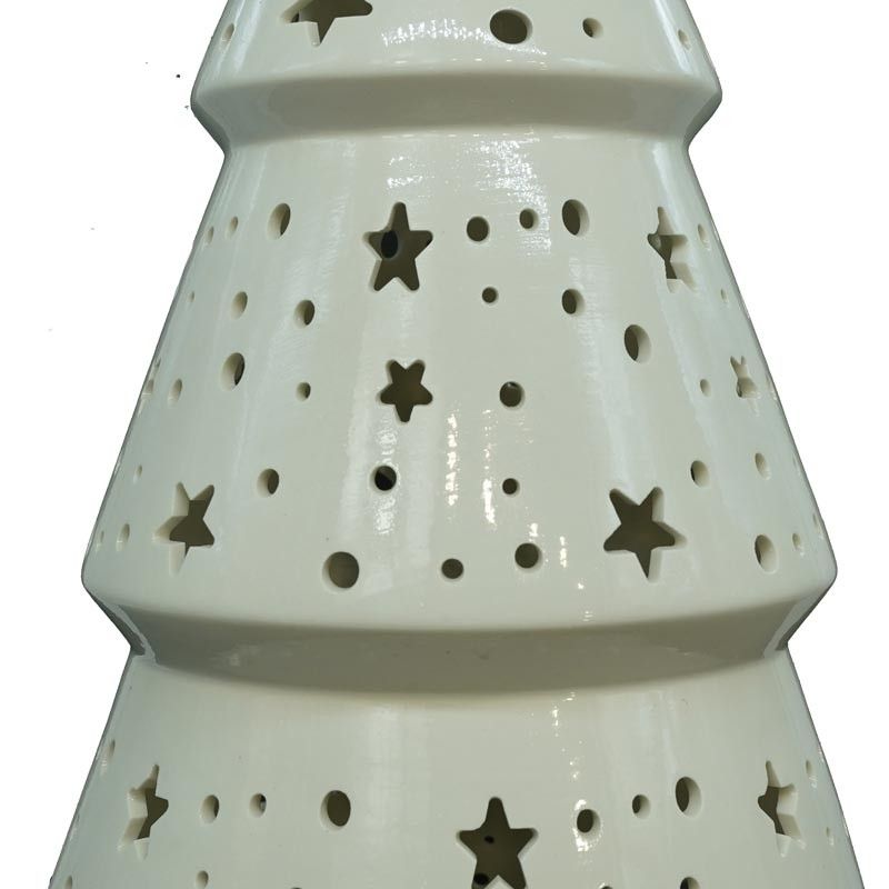 Alberello in Porcellana con Led H.37 cm