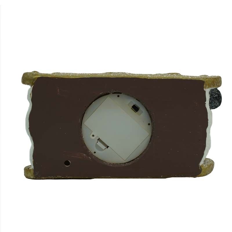 Slitta con Babbo Natale e Luci Led in Resina