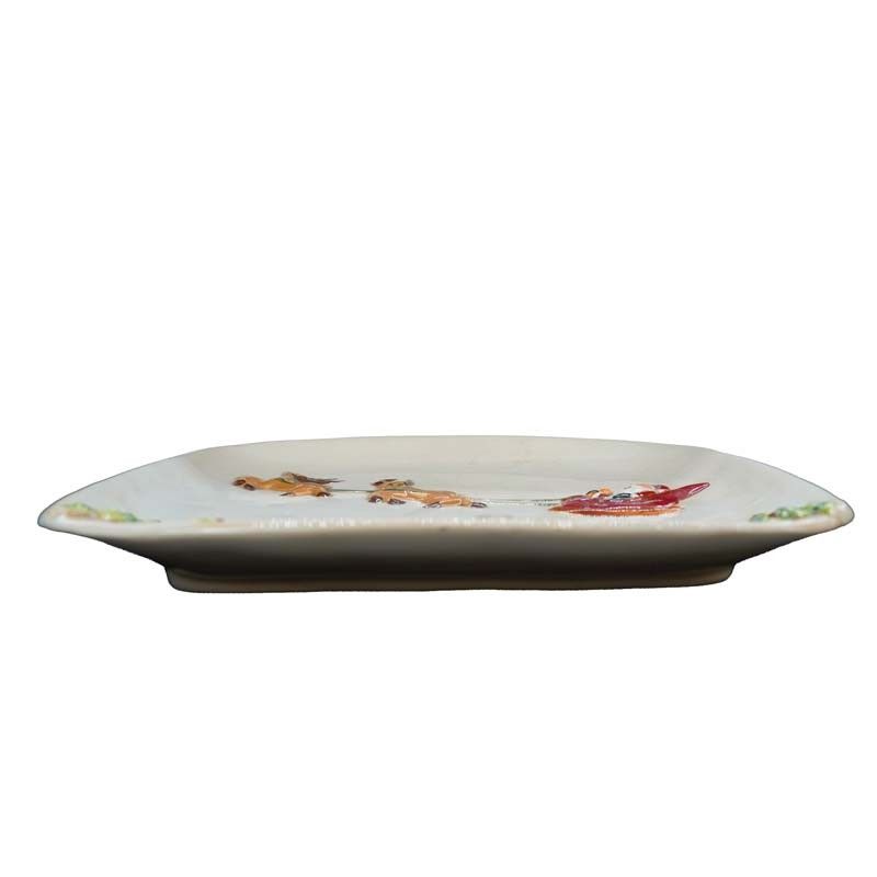 Piatto Grande in Ceramica Bianco