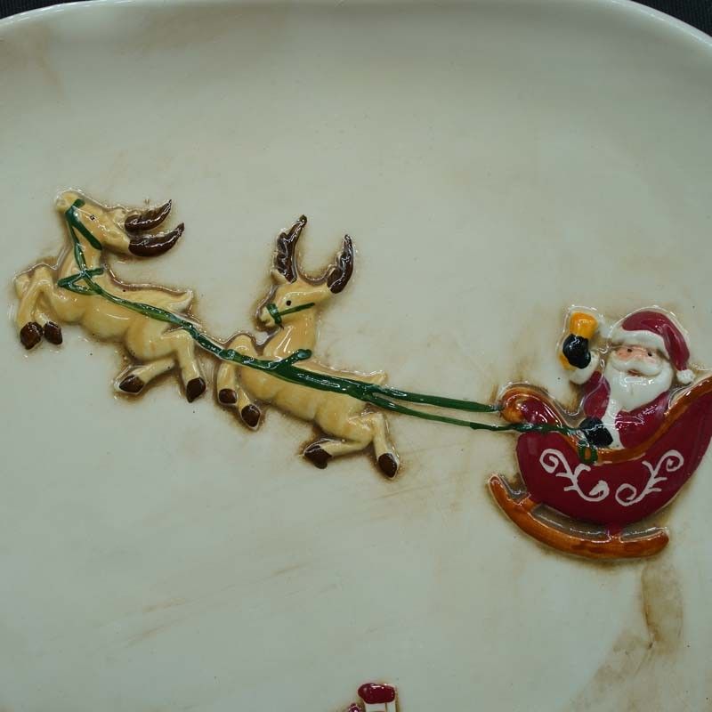 Piatto Grande in Ceramica Bianco