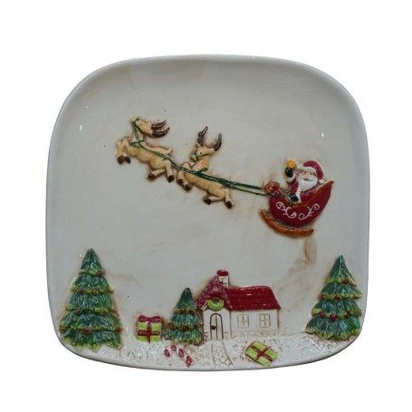 Piatto Piccolo in Ceramica Bianca