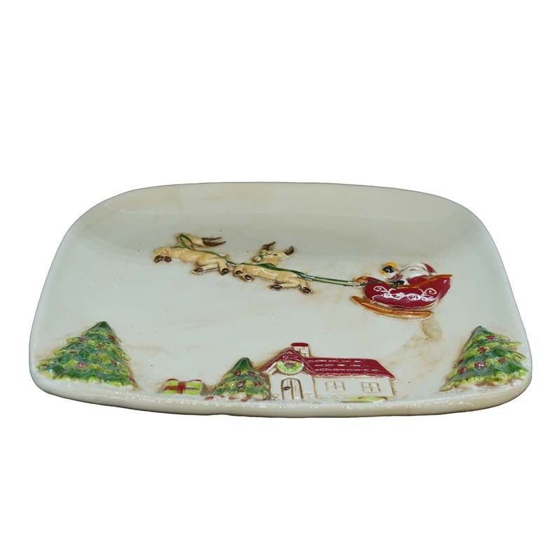 Piatto Piccolo in Ceramica Bianca