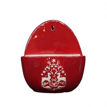 Vasetto in Ceramica Rosso