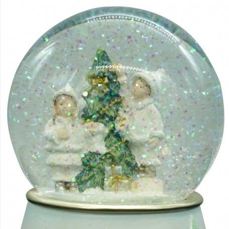 Sfera ad Acqua con Neve H.15 cm 2 Modelli