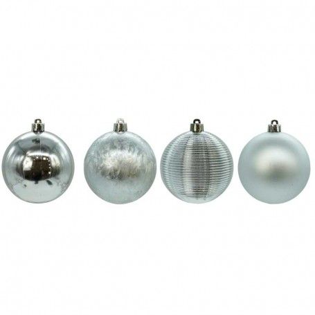 Palle di Natale in Plastica D.8 cm Confezione da 16 PZ