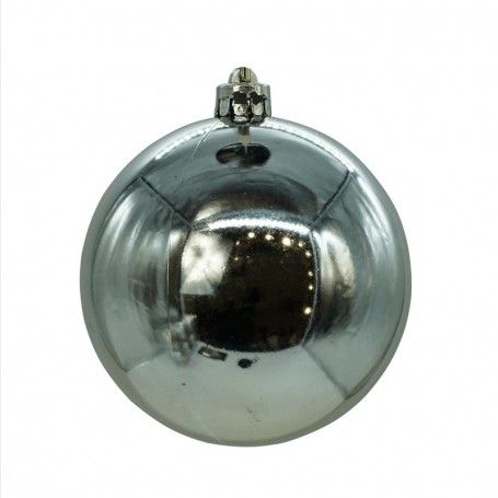 Palle di Natale in Plastica Lucide D.10 cm Confezione da 6 Pz
