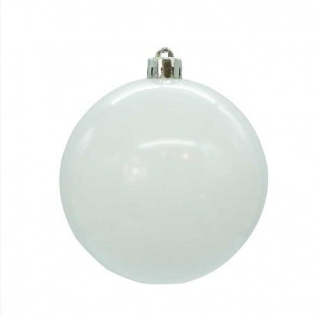 Palle di Natale in Plastica Lucide D.10 cm Confezione da 6 Pz