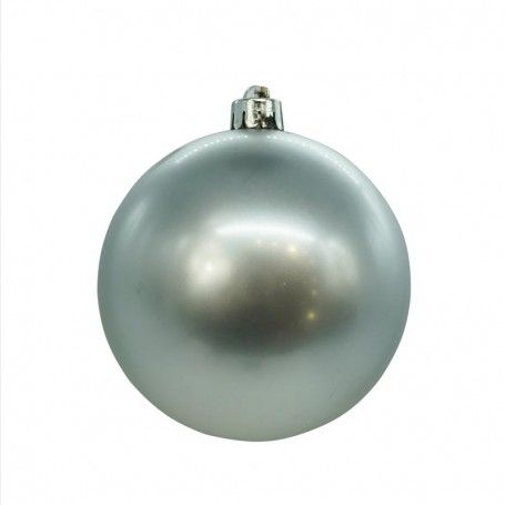 Palle di Natale in Plastica Opache D.10 cm Confezione da 6 Pz