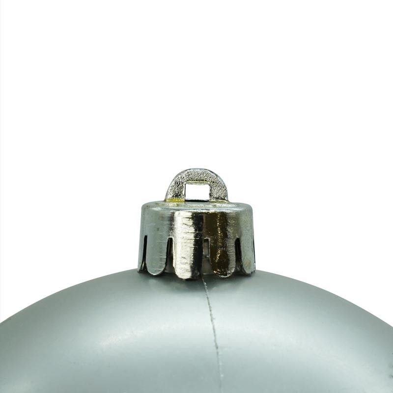 Palle di Natale in Plastica Opache D.10 cm Confezione da 6 Pz