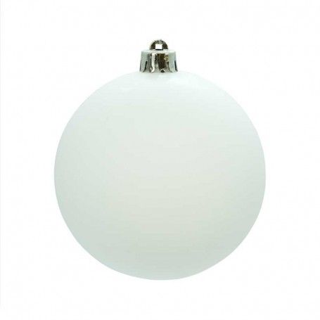 Palle di Natale in Plastica Opache D.10 cm Confezione da 6 Pz