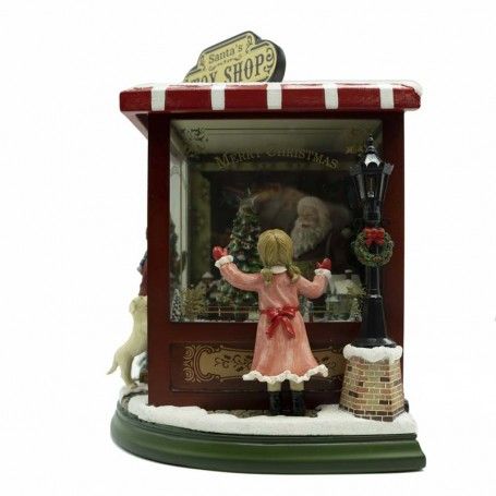 Negozio di Giocattoli in Resina  e Acrilico in Movimento H.27 cm