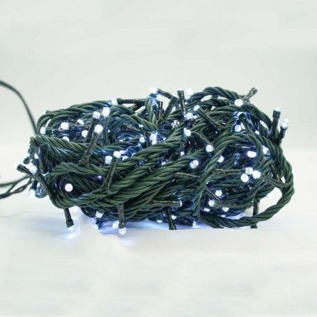 Minilucciole 240 Luci Led Bianco Freddo con Controller 8 Giochi 12 metri Uso Interno