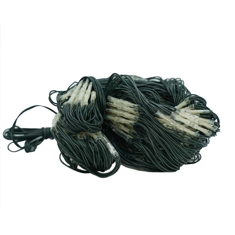 Mantello con 195 Luci Led Bianco Freddo con Controller 8 Giochi