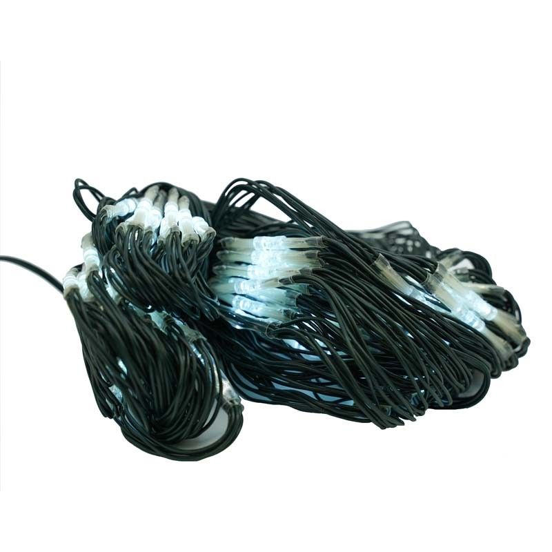 Mantello con 195 Luci Led Bianco Freddo con Controller 8 Giochi