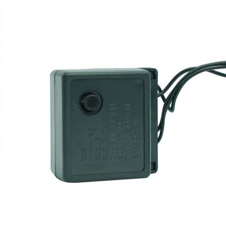 Catena con 96 Luci Led Bianco Satinato, Controller 8 Giochi, 10 metri Uso Esterno