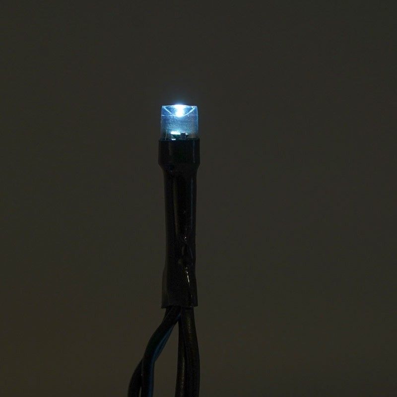 Catena con 96 Luci Led Bianco Satinato, Controller 8 Giochi, 10 metri Uso Esterno