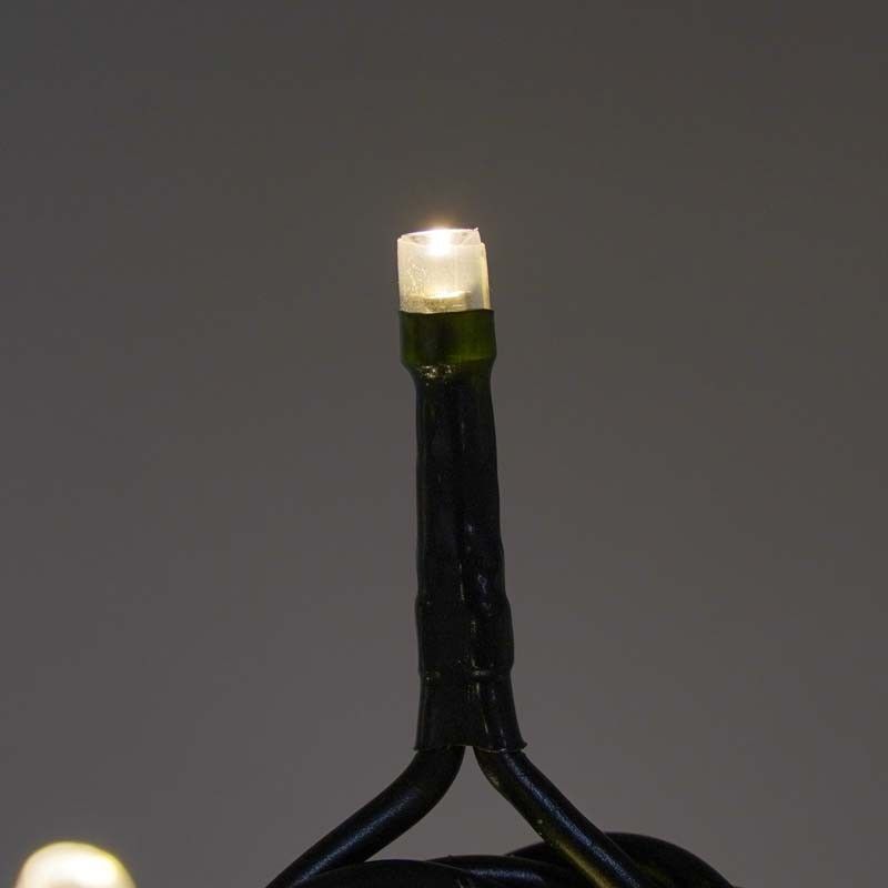 Minilucciole 100 Luci Led Bianco Caldo con Controller 8 Giochi 5 metri Uso Interno