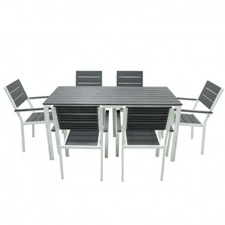 Set Tavolo e Sedie da Giardino, 6 persone - Altair