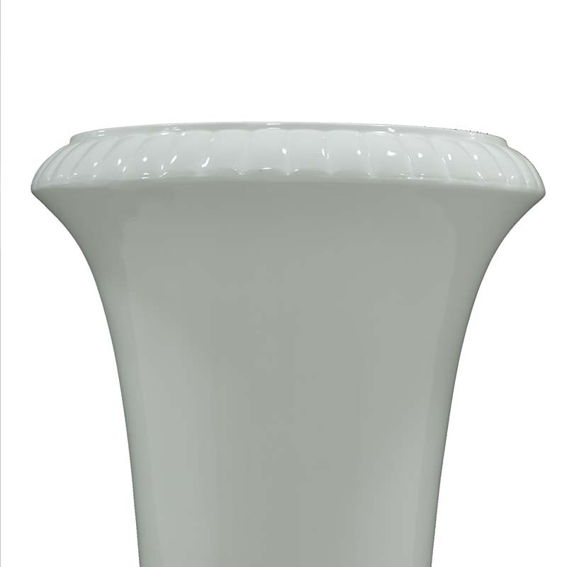 Vaso Decorativo in Vetroresina Bianco, per Interni ed Esterni 3 Misure