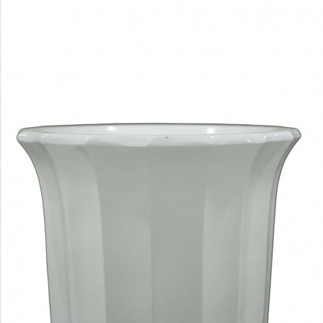 Vaso in Vetroresina Bianco, per Interni ed Esterni 3 Misure