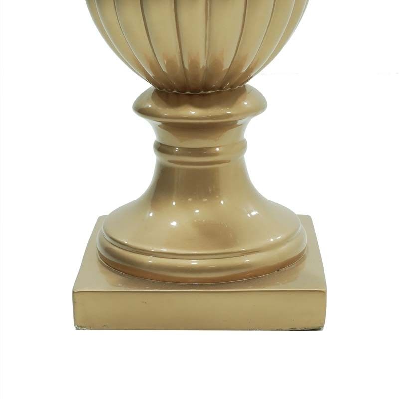 Vaso in Vetroresina Oro H.92 cm