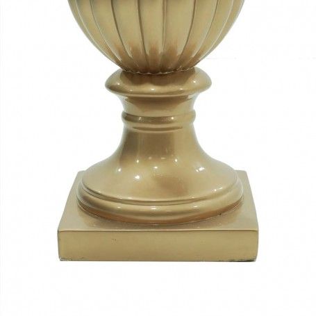 Vaso in Vetroresina Oro H.92 cm
