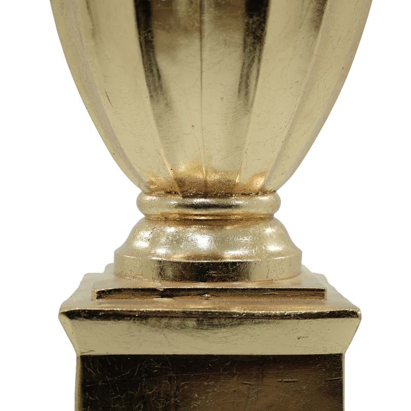 Vaso Decorativo in Vetroresina Oro, per Interni ed Esterni 3 Misure