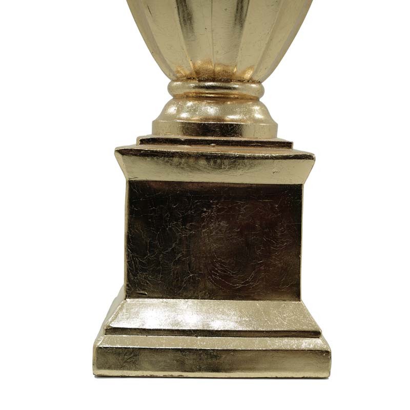 Vaso Decorativo in Vetroresina Oro, per Interni ed Esterni 3 Misure