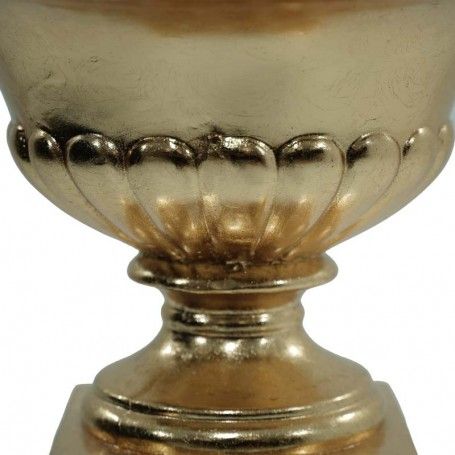 Vaso Decorativo in Vetroresina Oro, Eleganza per Interni ed Esterni