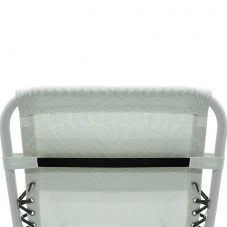 Poltrona Relax in Acciaio Bianca Ariel