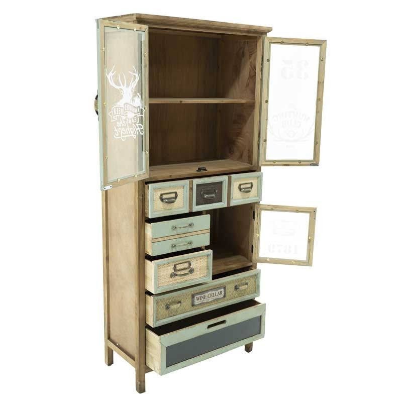 Mobile Vetrinetta Vintage H.148 cm